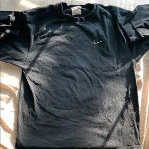 Long sleeve Nike shirt. Stitched Nike symbol.